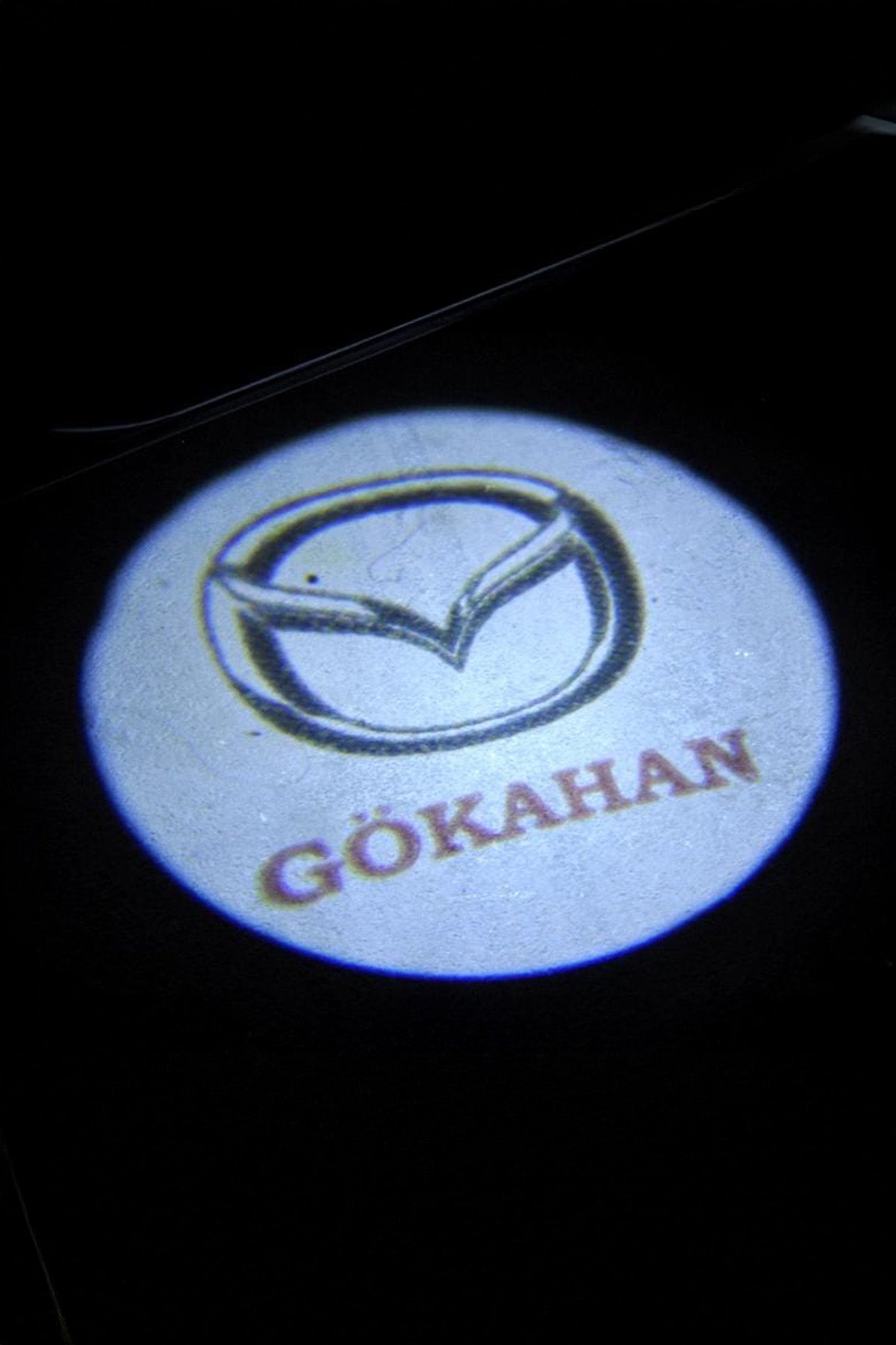 Mazda Kişiye Özel İsimli Pilli Kapı Altı Logo 2'li - Montajsız Oto Aksesuar