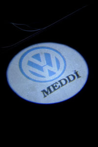 Volkswagen Kişiye Özel İsimli Pilli Kapı Altı Logo 2'li - Montajsız Oto Aksesuar