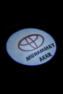 Toyota Kişiye Özel İsimli Pilli Kapı Altı Logo 2'li - Montajsız Oto Aksesuar