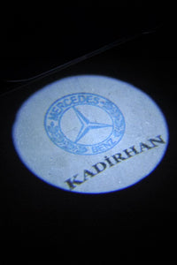 Mercedes Benz Kişiye Özel İsimli Pilli Kapı Altı Logo 2'li - Montajsız Oto Aksesuar