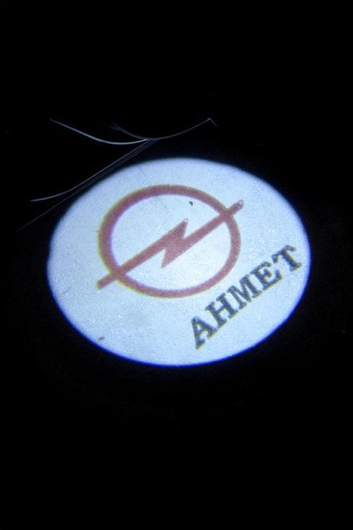 Opel Kişiye Özel İsimli Pilli Kapı Altı Logo 2'li - Montajsız Oto Aksesuar