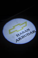 Chevrolet Kişiye Özel İsimli Pilli Kapı Altı Logo 2'li - Montajsız Oto Aksesuar