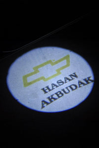 Chevrolet Kişiye Özel İsimli Pilli Kapı Altı Logo 2'li - Montajsız Oto Aksesuar