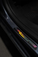 Peugeout Uyumlu Aynalı Kapı Eşiği Koruma Sticker Seti 4'lü