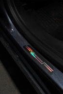 Honda Uyumlu Aynalı Kapı Eşiği Koruma Sticker Seti 4'lü Gümüş