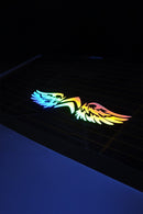 CİTROEN Uyumlu Hologram Kanat Logo Sticker Çıkartma Oto Aksesuar Araba
