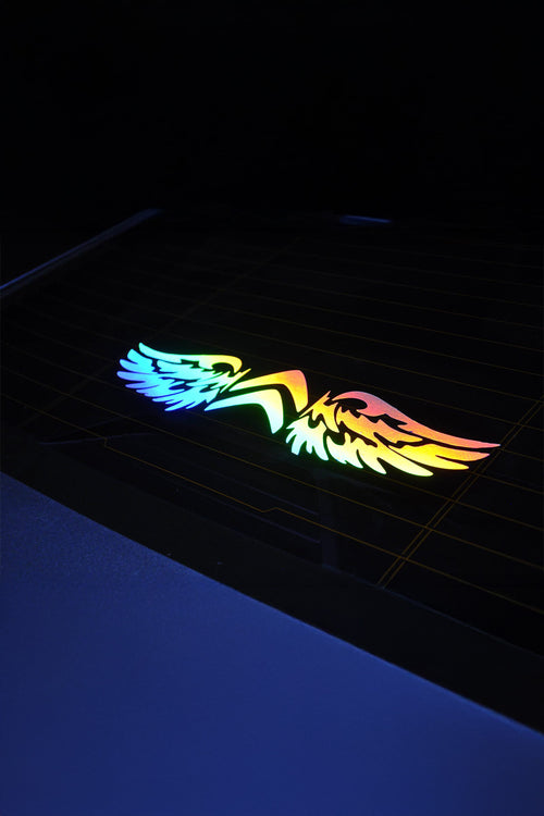 CİTROEN Uyumlu Hologram Kanat Logo Sticker Çıkartma Oto Aksesuar Araba