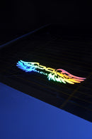 DACİA Uyumlu Hologram Kanat Logo Sticker Çıkartma Oto Aksesuar Araba