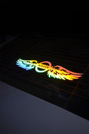 NİSSAN Uyumlu Hologram Kanat Logo Sticker Çıkartma Oto Aksesuar Araba