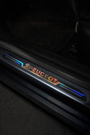 Peugeout Uyumlu Aynalı Kapı Eşiği Koruma Sticker Seti 4'lü