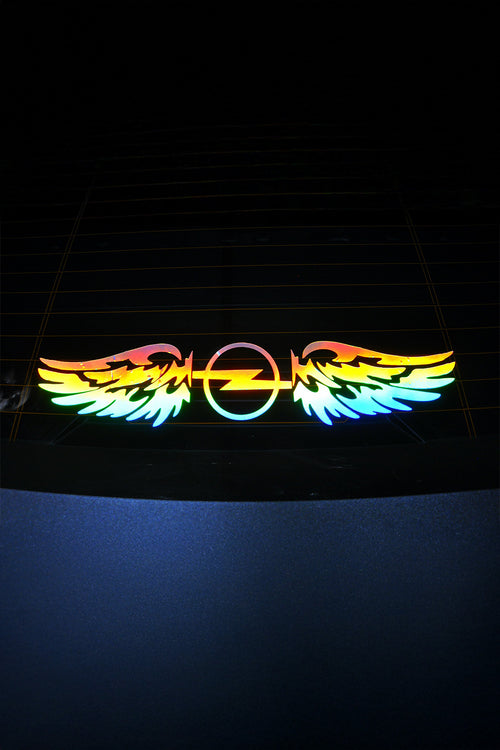 OPEL Uyumlu Hologram Kanat Logo Sticker Çıkartma Oto Aksesuar Araba