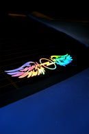 OPEL Uyumlu Hologram Kanat Logo Sticker Çıkartma Oto Aksesuar Araba