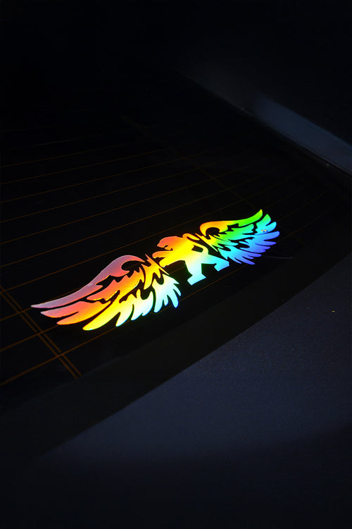 PEUGEOT Uyumlu Hologram Kanat Logo Sticker Çıkartma Oto Aksesuar Araba