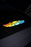 SEAT Uyumlu Hologram Kanat Logo Sticker Çıkartma Oto Aksesuar Araba