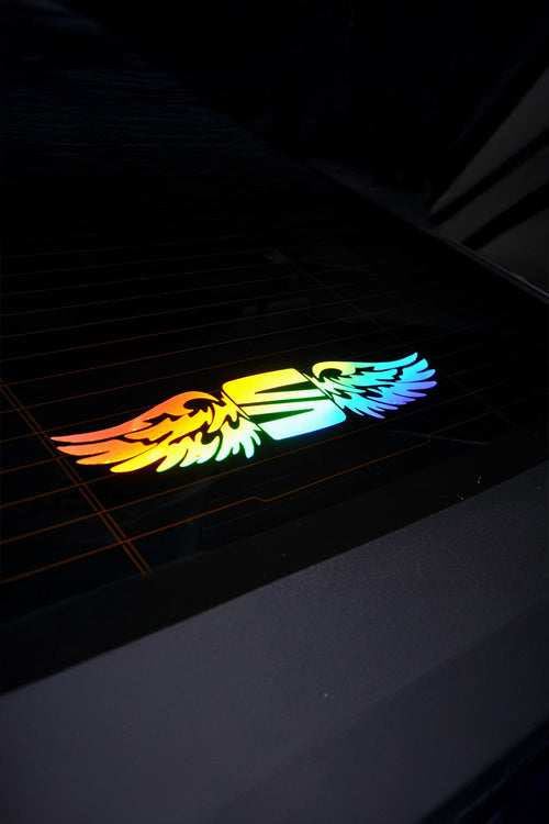 SEAT Uyumlu Hologram Kanat Logo Sticker Çıkartma Oto Aksesuar Araba