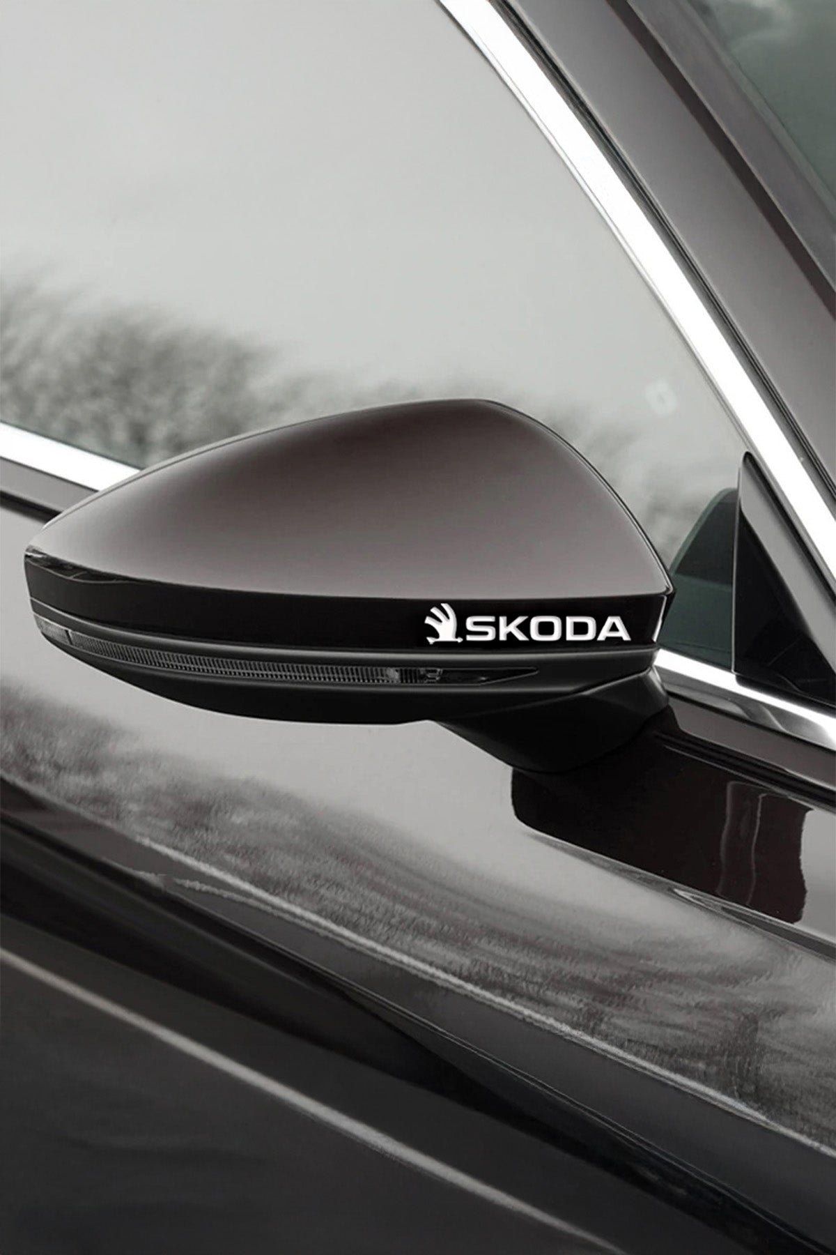 SKODA Için Metal Sticker 5 Adet Oto Aksesuar Oto Sticker Çıkartma Araba