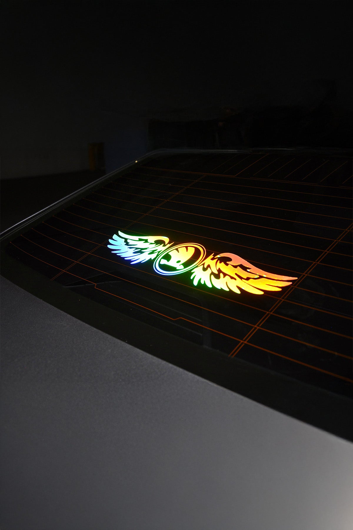 SKODA Uyumlu Hologram Kanat Logo Sticker Çıkartma Oto Aksesuar Araba