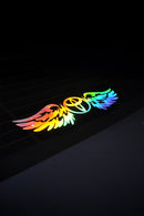 TOYOTA Uyumlu Hologram Kanat Logo Sticker Çıkartma Oto Aksesuar Araba