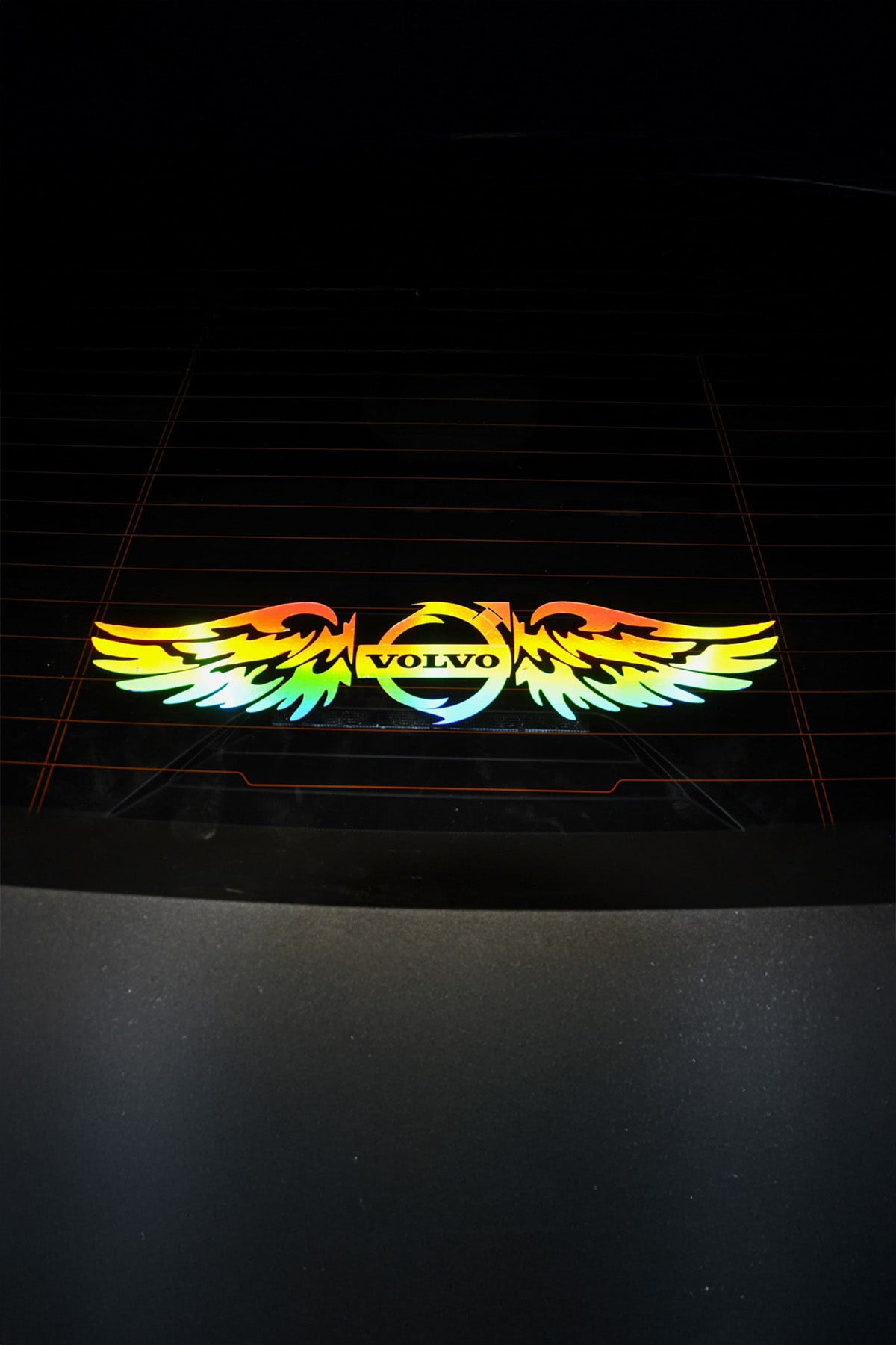 VOLVO Uyumlu Hologram Kanat Logo Sticker Çıkartma Oto Aksesuar Araba