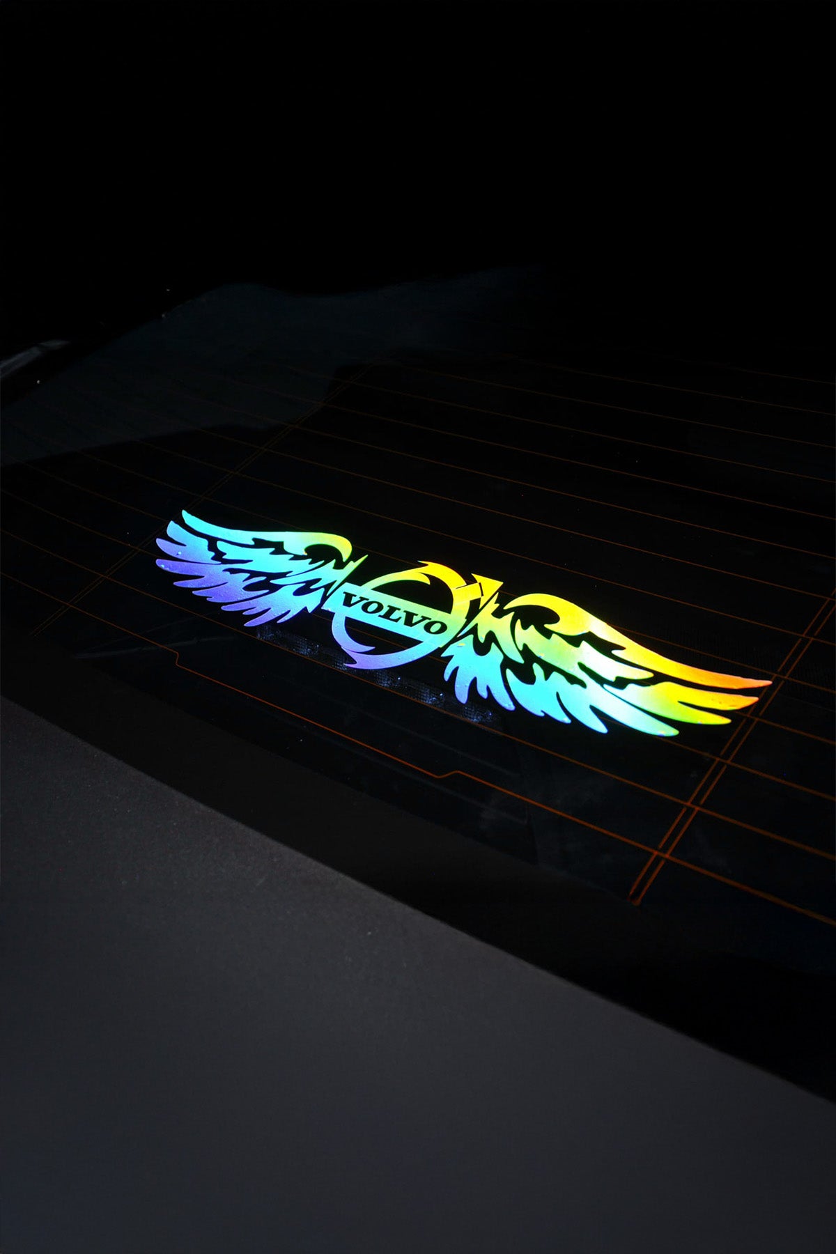 VOLVO Uyumlu Hologram Kanat Logo Sticker Çıkartma Oto Aksesuar Araba